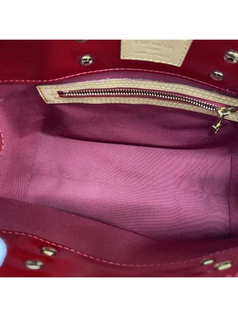 Louis Vuitton Vernis Reed PM Pomme D'amour Handbag